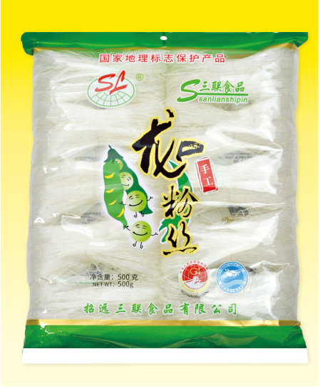 三聯(lián)手工龍口粉絲 分扎:500g;300g;200g;