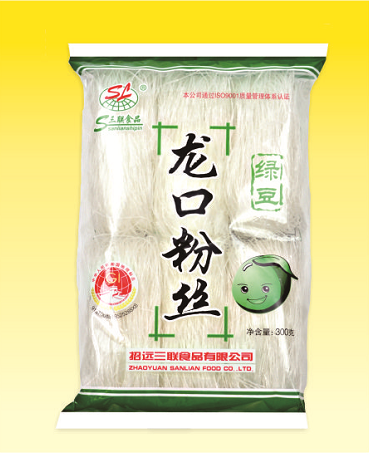 三聯(lián)豆童龍口粉絲 烘干塊:300g;400g;180g